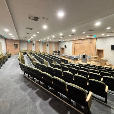 Deep Kol Üstü Ahşap Konferans Koltuğu